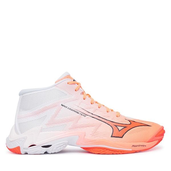 Buty halowe Mizuno. Pomarańczowe buty sportowe męskie Mizuno, bez zapięcia, mizuno wave. Za 709.99 zł.
