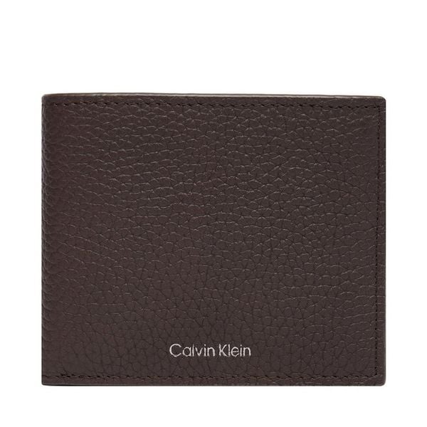 Portfel Calvin Klein. Brązowe portfele męskie Calvin Klein, bez wzorów. Za 329.99 zł.