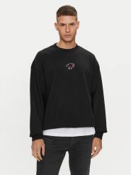 Hugo Bluza Duberries 50518981 Czarny Relaxed Fit. Czarne bluzy męskie Hugo, m, bez wzorów, z bawełny, bez kaptura. Za 489.99 zł.