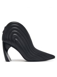 United Nude Botki Zuma Luna HI 1106201170 Czarny. Czarne botki damskie United Nude, ze skóry, bez obcasa, na słupku, bez zapięcia. Za 1,739.00 zł.
