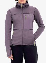 Bluza rozpinana damska Berghaus Ridge-Hiker Hoody. Fioletowe bluzy damskie Berghaus, xs, bez wzorów, z materiału, z kapturem. Za 571.99 zł.