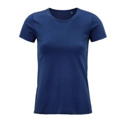Koszulka damska Sol's Leonard. Niebieskie t-shirty damskie SOL'S, l, bez wzorów, z bawełny, bez kołnierzyka. Za 74.50 zł.