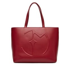 Torebka Eva Minge. Czerwone torebki do ręki damskie Eva Minge, bez wzorów, bez dodatków. Za 239.99 zł.