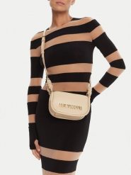 LOVE MOSCHINO Torebka JC4235PP0MKL0104 Kremowy. Białe listonoszki damskie Love Moschino, bez wzorów, ze skóry, bez dodatków. Za 426.99 zł.