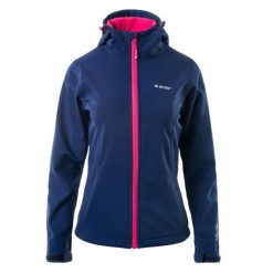 Kurtka damska Softshell Hi-Tec Lady Caria II - granatowa, Rozmiar S. Kurtki damskie Hi-tec, m, bez wzorów, z dzianiny, bez kaptura. Za 144.99 zł.