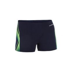 Bokserki pływackie 500 FIT CADRO męskie. Czarne bokserki męskie NABAIJI, m, bez wzorów, z materiału. Za 49.99 zł.