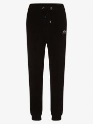 Alpha Industries spodnie dresowe Kobiety Sztuczne włókno czarny, XS. Czarne spodnie dresowe damskie Alpha Industries, xs, bez wzorów, z dresówki. Za 279.95 zł.
