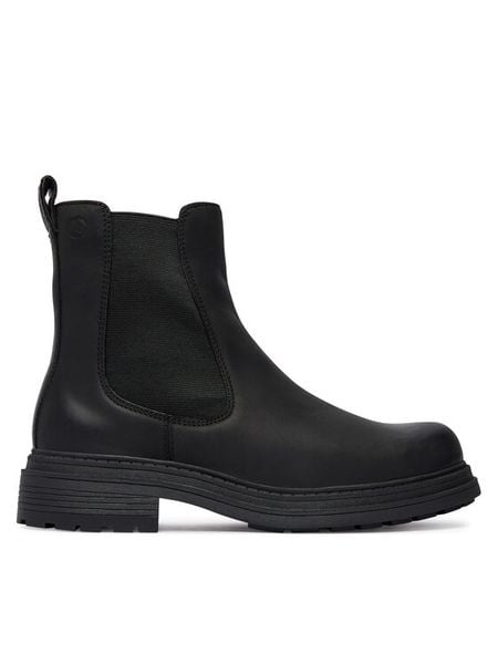 Clarks Sztyblety Orinoco3 Top 26182901 Czarny. Czarne botki damskie Clarks, bez obcasa, na płaskiej podeszwie, bez zapięcia. Za 569.99 zł.