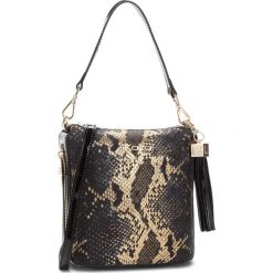 Torebka KAZAR - Tinsel 25801-08-B0 Gold/Black/Gray. Czarne torebki do ręki damskie Kazar, z nubiku. Za 649.00 zł.