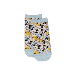 Skarpetki letnie damskie Disney Mickey. Niebieskie skarpety damskie Disney, bez wzorów, z bawełny. Za 94.50 zł.