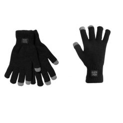 Damskie rękawiczki termiczne z technologią I-touch Jeden rozmiar - 2 pary. Czarne rękawiczki damskie HEAT KEEPER, bez wzorów, eleganckie. Za 128.95 zł.