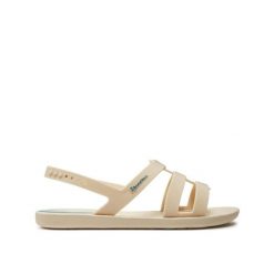 Sandały damskie Ipanema Style. Brązowe sandały damskie Ipanema, bez wzorów, z materiału, bez obcasa, bez zapięcia. Za 89.99 zł.