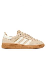 Adidas Sneakersy Handball Spezial C JP8242 Beżowy. Brązowe buty sportowe dziewczęce Adidas, bez wzorów, ze skóry, bez zapięcia, do piłki ręcznej. Za 279.99 zł.