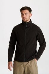 Lekka polarowa bluza z recyklingowego poliestru Craghoppers Expert Corey 200. Czarne bluzy męskie Craghoppers, na zimę, xl, bez wzorów, z materiału, bez kaptura. Za 171.30 zł.