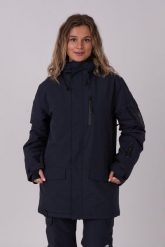 Kurtka narciarska i snowboardowa Yeh Girl – czarna. Czarne kurtki snowboardowe damskie OOSC, xs, bez wzorów, z materiału, długie, z kapturem, narciarskie. Za 1,710.99 zł.