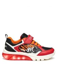 Geox Sneakersy J Ciberdron J56LBB 054CE C0020 M Czerwony. Czerwone buty sportowe chłopięce Geox, bez wzorów, ze skóry, bez zapięcia. Za 169.99 zł.