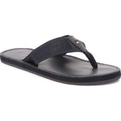 Japonki TOMMY HILFIGER - Jacquard Th Leather Beach Sandal FM0FM01365 Midnight 403. Klapki damskie marki Tommy Hilfiger. Za 229.00 zł.