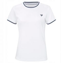 Damska koszulka tenisowa Tecnifibre Team Tech Tee. Białe t-shirty damskie TECNIFIBRE, bez wzorów, sportowe, bez kołnierzyka. Za 179.99 zł.