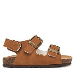 Sandały Primigi. Brązowe sandały chłopięce Primigi, bez zapięcia. Za 119.99 zł.