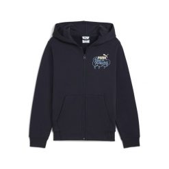 Młodzieżowa rozpinana bluza MID90s PUMA. Niebieskia bluzy męskie Puma, na jesień, m, bez wzorów, z bawełny, bez kaptura. Za 160.35 zł.
