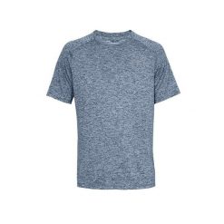 Męska koszulka Under Armour Tech Ss Tee 2.0 niebieska. Niebieskie koszulki sportowe męskie Under Armour, m, bez wzorów, z materiału, bez kołnierzyka, bez ramiączek, na jogę i pilates. Za 204.99 zł.