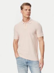 BOSS Polo Prime 50507813 Różowy jasny Regular Fit. Czerwone koszulki polo męskie Boss, m, bez wzorów, z bawełny, bez ramiączek. Za 349.99 zł.