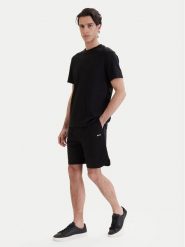 BOSS Szorty sportowe Member 50558883 Czarny Relaxed Fit. Czarne krótkie spodenki sportowe męskie Boss, m, bez wzorów, z bawełny. Za 679.99 zł.