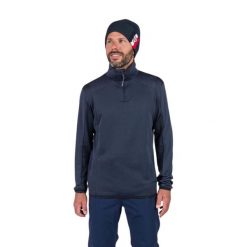 Bluza Rossignol męska Diretta Fleece HZ granatowa. Niebieskie bluzy męskie Rossignol, m, bez wzorów, bez kaptura. W wyprzedaży za 616.90 zł.