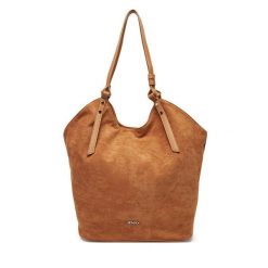 Torebka JENNY. Brązowe torebki do ręki damskie Jenny, bez wzorów, klasyczne, bez dodatków. Za 129.99 zł.