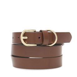 Pasek Damski Lasocki. Brązowe paski damskie Lasocki, bez wzorów. Za 89.99 zł.