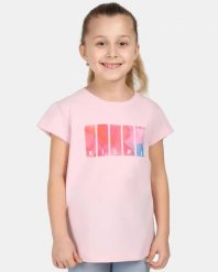 Dziewczęca bawełniana koszulka Kilpi ALBION-JG. Czerwone t-shirty i topy dla dziewczynek Kilpi, bez wzorów, z bawełny, bez ramiączek. Za 50.25 zł.
