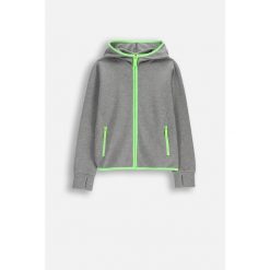 Bluza sportowa dla dzieci Lemon Exlopre WL6 rozpinana szara. Szare bluzy dla chłopców LEMON explore, bez wzorów, z dresówki, bez ramiączek, z kapturem. Za 89.90 zł.