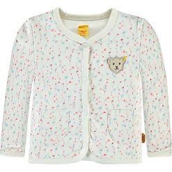 Bluza w kolorze białym ze wzorem. Bluzy dla dziewczynek marki Steiff. W wyprzedaży za 82.95 zł.