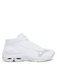 Mizuno Buty halowe Wave Lightning Pro Mid V1GC2665 Biały. Białe obuwie sportowe damskie Mizuno, bez wzorów, z materiału. Za 559.99 zł.