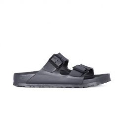 Klapki Birkenstock Arizona Eva. Szare klapki damskie Birkenstock, bez wzorów, z materiału, sportowe, bez obcasa. Za 329.00 zł.