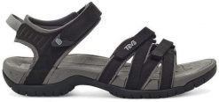 Teva W'S Tirra Leather, BLK, 42 (us 11); uk 9. Sandały damskie Teva, bez wzorów, bez obcasa, bez zapięcia. Za 308.95 zł.