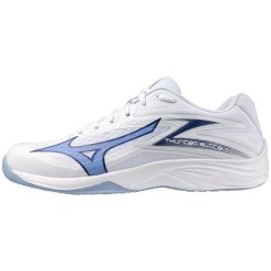 Buty halowe Mizuno Thunder Blade Z. Białe obuwie sportowe damskie Mizuno, bez wzorów, do piłki ręcznej. Za 429.00 zł.