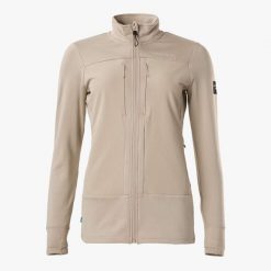 Bluza polarowa Wędrówki damska Swedemount Trondheim Wind Mid Layer Full Zip. Brązowe bluzy damskie SWEDEMOUNT, bez wzorów, z polaru, bez kaptura, narciarskie. Za 249.99 zł.