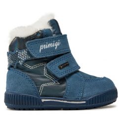 Śniegowce Primigi. Niebieskie śniegowce dziewczęce Primigi, z gore-texu, bez zapięcia. Za 369.99 zł.