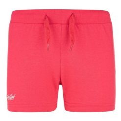 Bawełniane szorty dziewczęce Kilpi SHORTY-JG. Czerwone spodenki dla dziewczynek Kilpi, na lato, bez wzorów, z bawełny, sportowe. Za 99.00 zł.