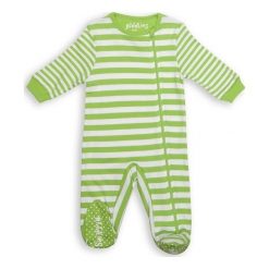 Pajacyk Greenery Stripe 6-12 m. Śpioszki niemowlęce marki Juddlies. Za 50.06 zł.
