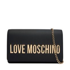 Torebka LOVE MOSCHINO. Czarne torebki do ręki damskie Love Moschino, bez wzorów, wizytowe, bez dodatków. Za 699.99 zł.