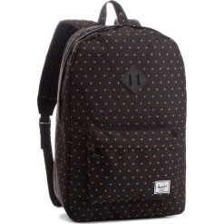 Plecak HERSCHEL - Heritage 10007-10007 Black/Gold. Czarne plecaki damskie Herschel, z materiału, sportowe. Za 299.00 zł.