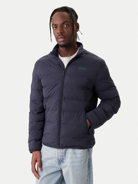 Guess Kurtka przejściowa M6RL0I WJ242 Granatowy Regular Fit. Niebieskie kurtki męskie Guess, m, z aplikacjami, z syntetyku, bez kaptura. Za 492.99 zł.