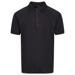 Męska Koszulka Polo Coolweave. Czarne koszulki polo męskie Regatta, m, bez wzorów, bez kołnierzyka, bez ramiączek, na golfa. Za 61.99 zł.
