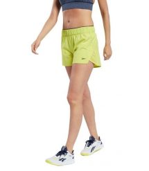 Spodenki fitness damskie Reebok United By Fitness Epic zielone. Zielone szorty sportowe damskie Reebok, l, z aplikacjami, z materiału, na fitness i siłownię. Za 246.00 zł.