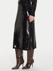 TWINSET Spódnica midi 242TT3142 Czarny Straight Fit. Czarne spódnice damskie Twinset, s, bez wzorów, z syntetyku, midi. Za 1,299.00 zł.