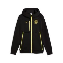Bluza z kapturem z zamkiem Manchester City 2026/27. Szare bluzy męskie Puma, s, bez wzorów, z dresówki, z kapturem. Za 366.50 zł.