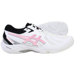 Buty tenisowe Asics Gel Blade 8 FF dla kobiet. Białe obuwie sportowe damskie Asics, bez wzorów, tenisowe. Za 474.50 zł.
