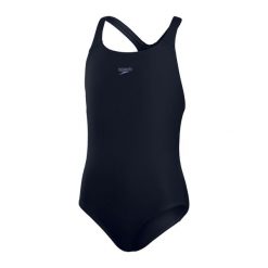 Strój kąpielowy dziecięcy Speedo Eco End Medalist Jf. Czarne stroje kąpielowe dla dziewczynek Speedo, bez wzorów. Za 157.28 zł.